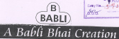 B Babli A Babli Bhai Creation (label) Device mark 1684723 Trademark