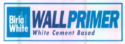Birla White Wallprimer White Cement Based Device mark 2792234 Trademark