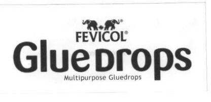 Glue Drops (label) Device mark 1643623 Trademark