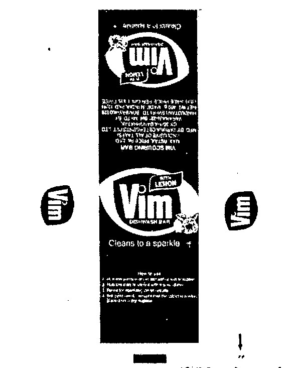 Vim, Dishwash Bar (device) Device mark 649646 Trademark