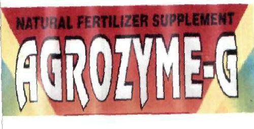Agrozyme-g (label) Device mark 1992416 Trademark