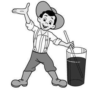 Device Of Humancaricature With Soft Drink Device mark 2896327 Trademark