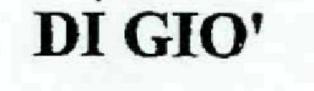 Di Gio' Device mark 1855325 Trademark