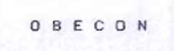 O B E C O N Device mark 950681 Trademark
