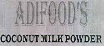 Adifood's Coconut Milk Powder Device mark 2375192 Trademark
