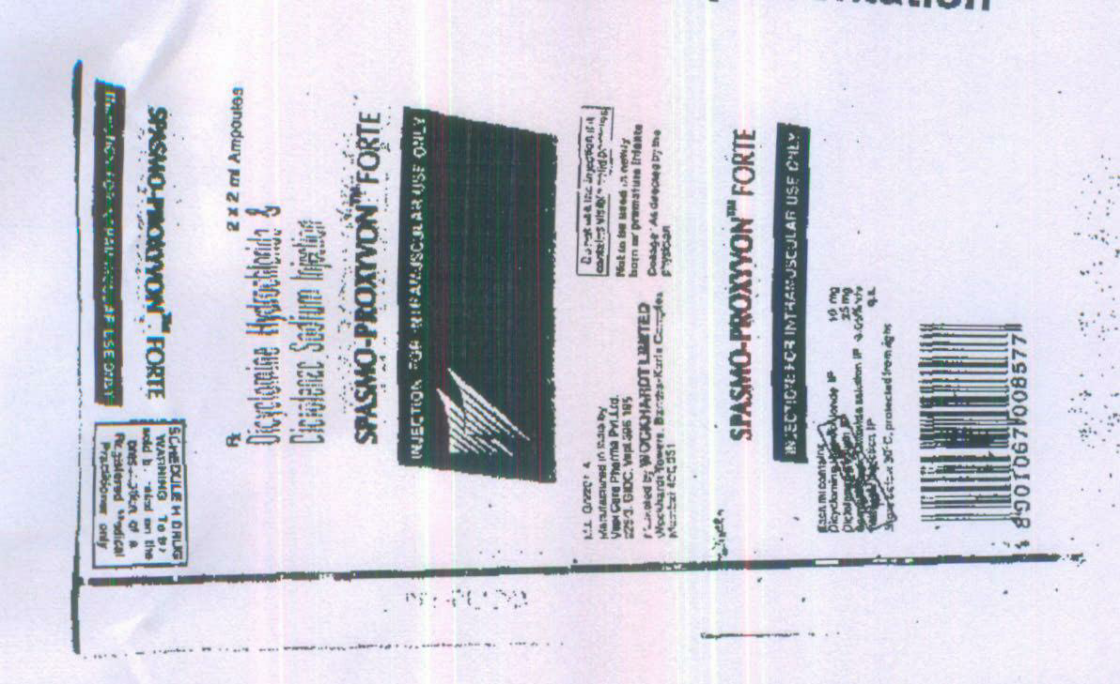 Spasmo Proxyvno Forte Device mark 1045849 Trademark