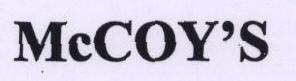 Mccoy"s Device mark 1776296 Trademark