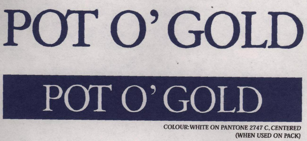 Pot O' Gold (label) Device mark 1293520 Trademark