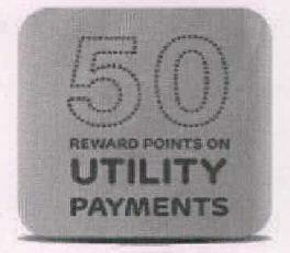 50 Reward Points On Utility Payments Device mark 2445521 Trademark