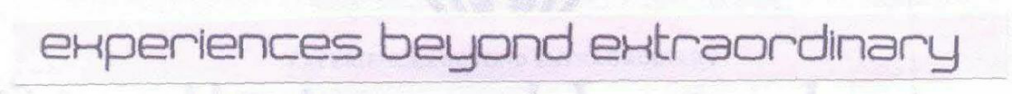 Experiences Beyond Extraordinary (label) Device mark 1716398 Trademark