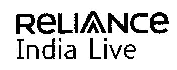 Reliance India Live (letter Written In Special Form) Device mark 1497747 Trademark