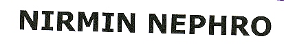 Nirmin Nepphro Device mark 1704073 Trademark