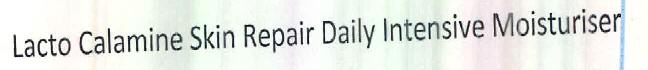 Lacto Calamine Skin Repair Daily Intensive Moisturiser Device mark 2574122 Trademark