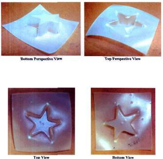 Star Device, Four Dimentional Mark (label) Device mark 1618464 Trademark