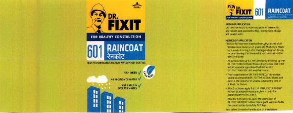 Dr. Fixit 601 Raincoat Device mark 2467502 Trademark