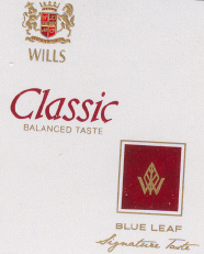 Wills Classic Blue Leaf Device mark 2033191 Trademark