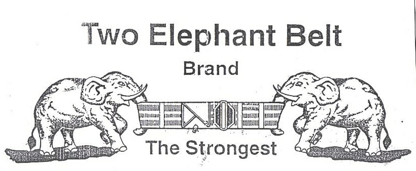 Two Elephant Belt Brand The Strongest Device mark 1655433 Trademark
