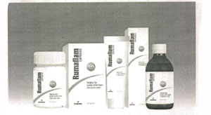 Rumaflam With Device Of Bottle Device mark 2258152 Trademark