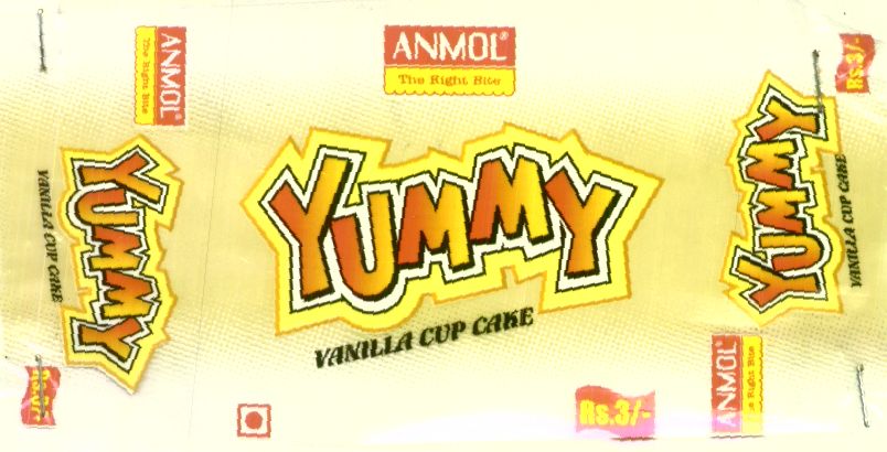 Yummy Vanilla Cup Cake ( Label) Device mark 1440516 Trademark