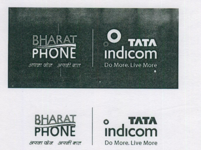 Bharat Phone Tata Indicom (label) Device mark 1437403 Trademark