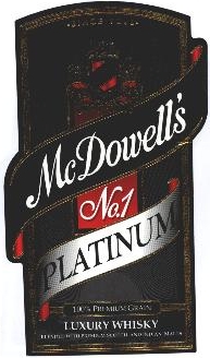 Mc Dowell's, No.1, Platinum Device mark 1928614 Trademark