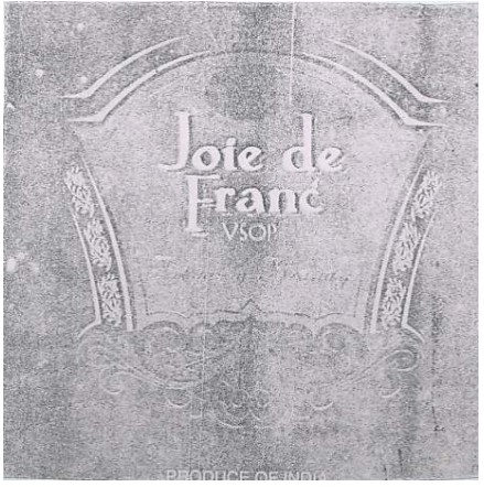 Joie De Franc Vsop Premium Brandy Device mark 985782 Trademark