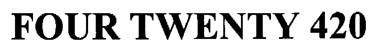 Four Twenty 420 Device mark 1587133 Trademark