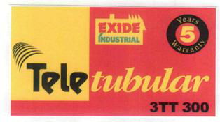 Exide Industrial Tele Tubular 3tt 300 (device) Device mark 2522103 Trademark