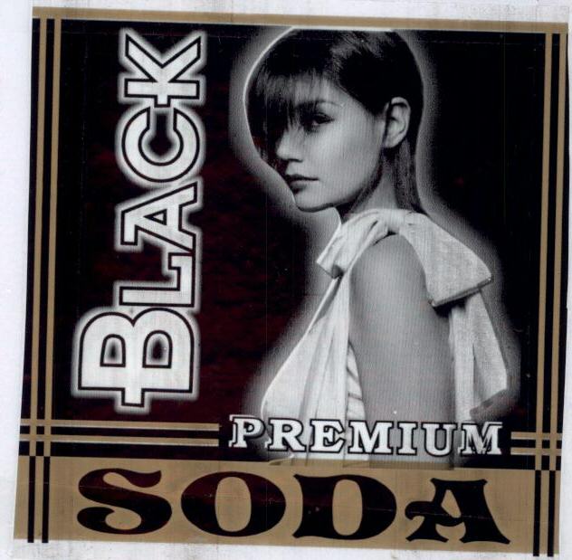 Black Premium Soda (label) Device mark 1563038 Trademark