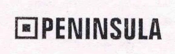 Peninsula (label) Device mark 1723539 Trademark