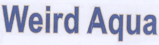Weird Aqua (label) Device mark 2111244 Trademark