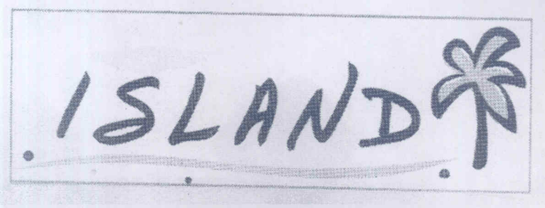 Island , Coconut Tree De. Device mark 1609278 Trademark