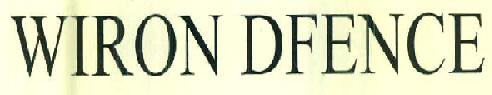 Wiron Dfence Device mark 2899577 Trademark