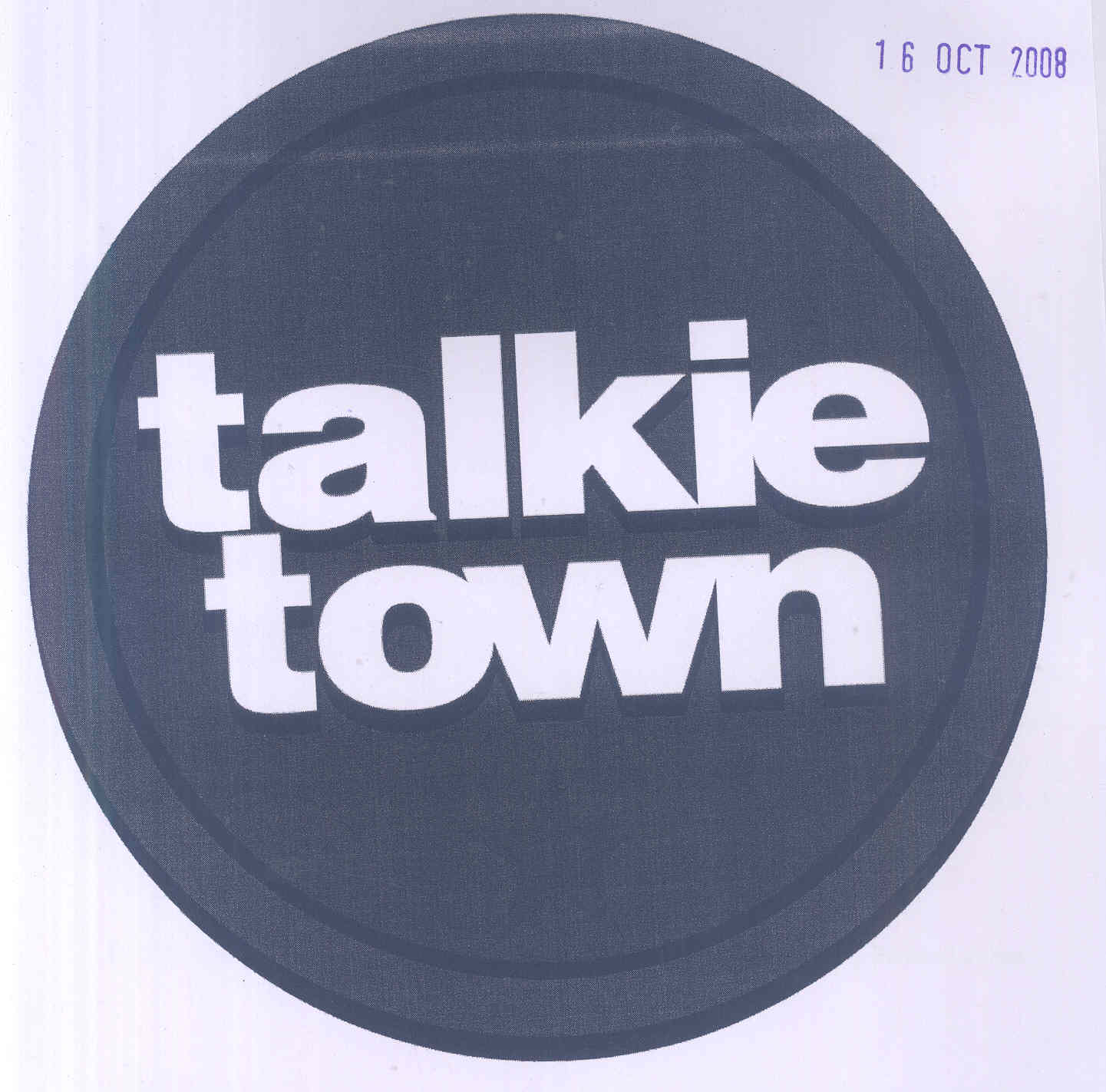 Talkie Town (label) Device mark 1744318 Trademark