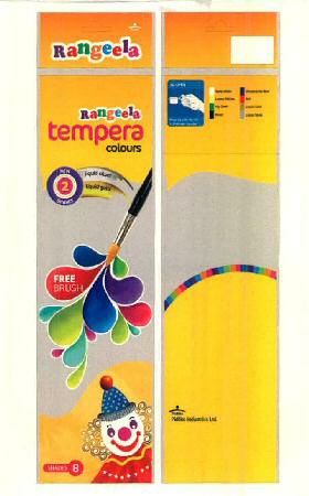 Rangeela Tempera Colours Device mark 2811843 Trademark