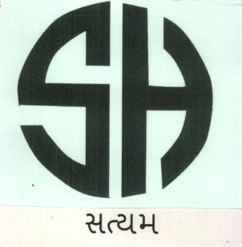Sh Logo With Word Satyam Device mark 2312755 Trademark