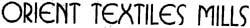 Orient Textiles Mills Device mark 1052669 Trademark