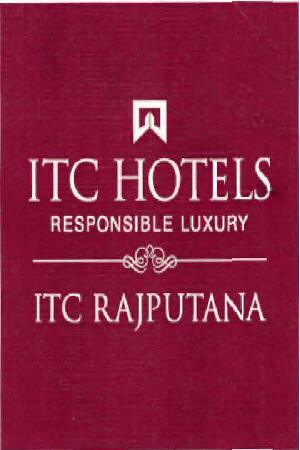 Itc Hotels Rajputana Device mark 2200871 Trademark