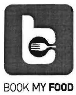 Book My Food With B Logo And Device Of Fork Device mark 2989040 Trademark