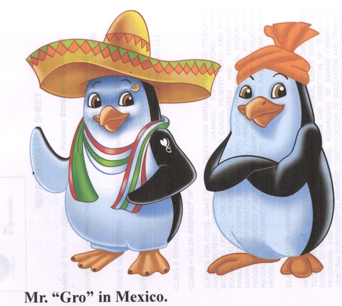 Mr."gro" In Mexico Device mark 1893337 Trademark