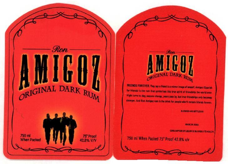 Amigoz (device-4mans) Device mark 1107744 Trademark
