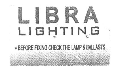 Libra Lighting (label) Device mark 1357938 Trademark