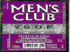 Men"s Club V.s.o.p. Classic Brandy (label) Device mark 1315226 Trademark