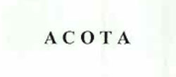 Acota Device mark 1313876 Trademark