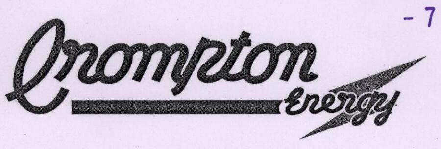 Crompton Energy (label) Device mark 1684526 Trademark