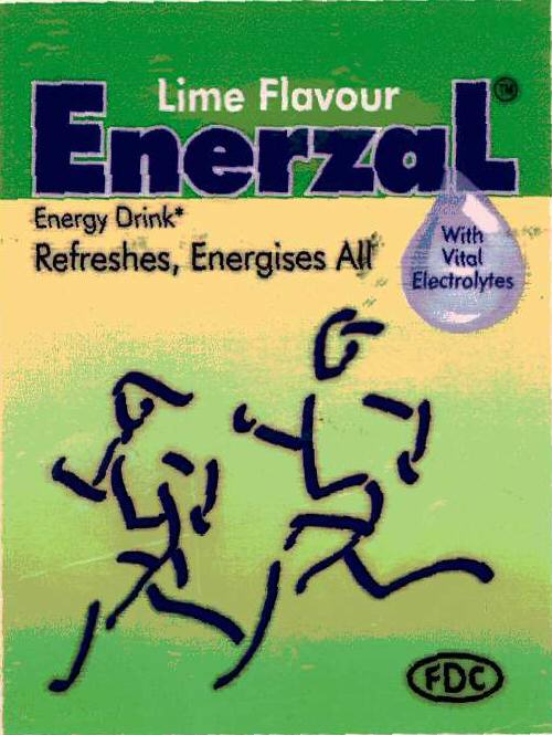 Lime Flavour Enerzal Device mark 987885 Trademark