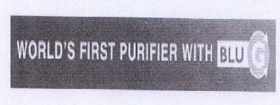 World S First Purifier With Blu G With Device Device mark 1634104 Trademark