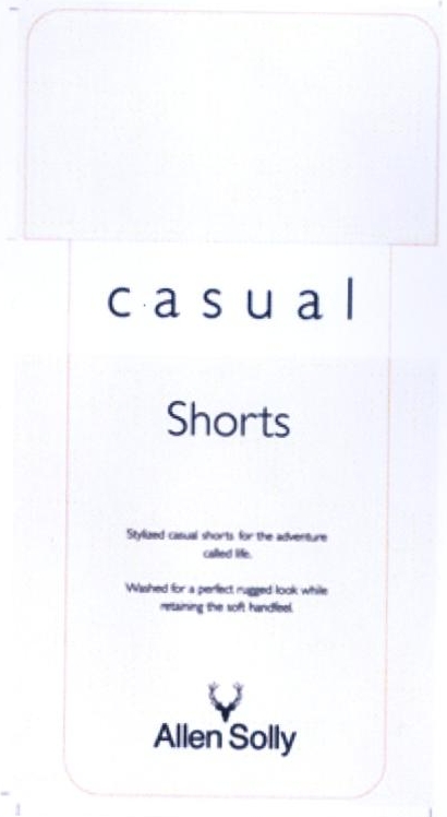 Casual Shorts Allen Solly Device mark 2244927 Trademark