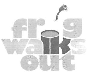 Frog Walks Out (device) Device mark 2760195 Trademark