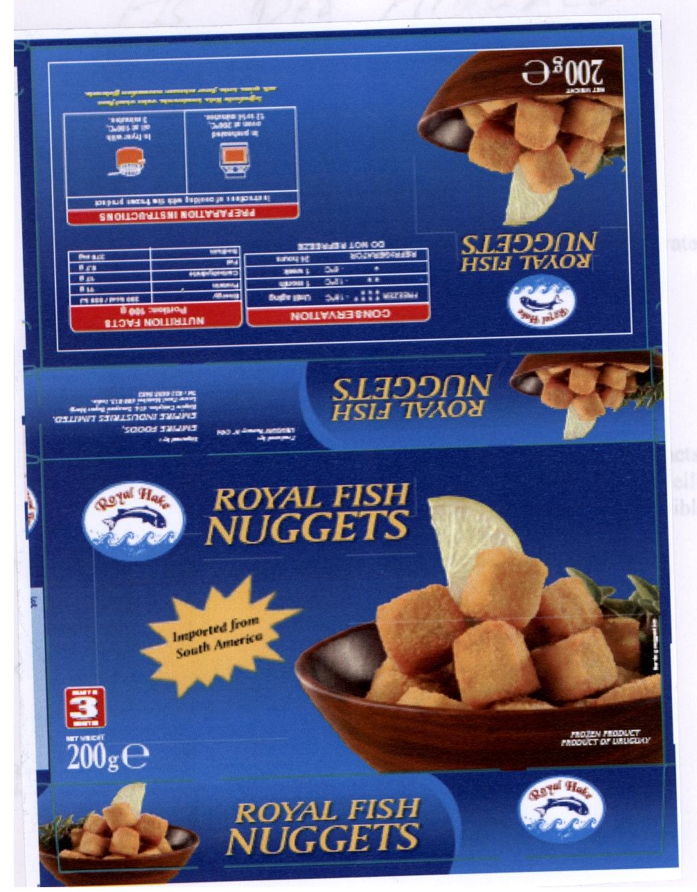 Royal Fish Nuggets Device mark 1874656 Trademark